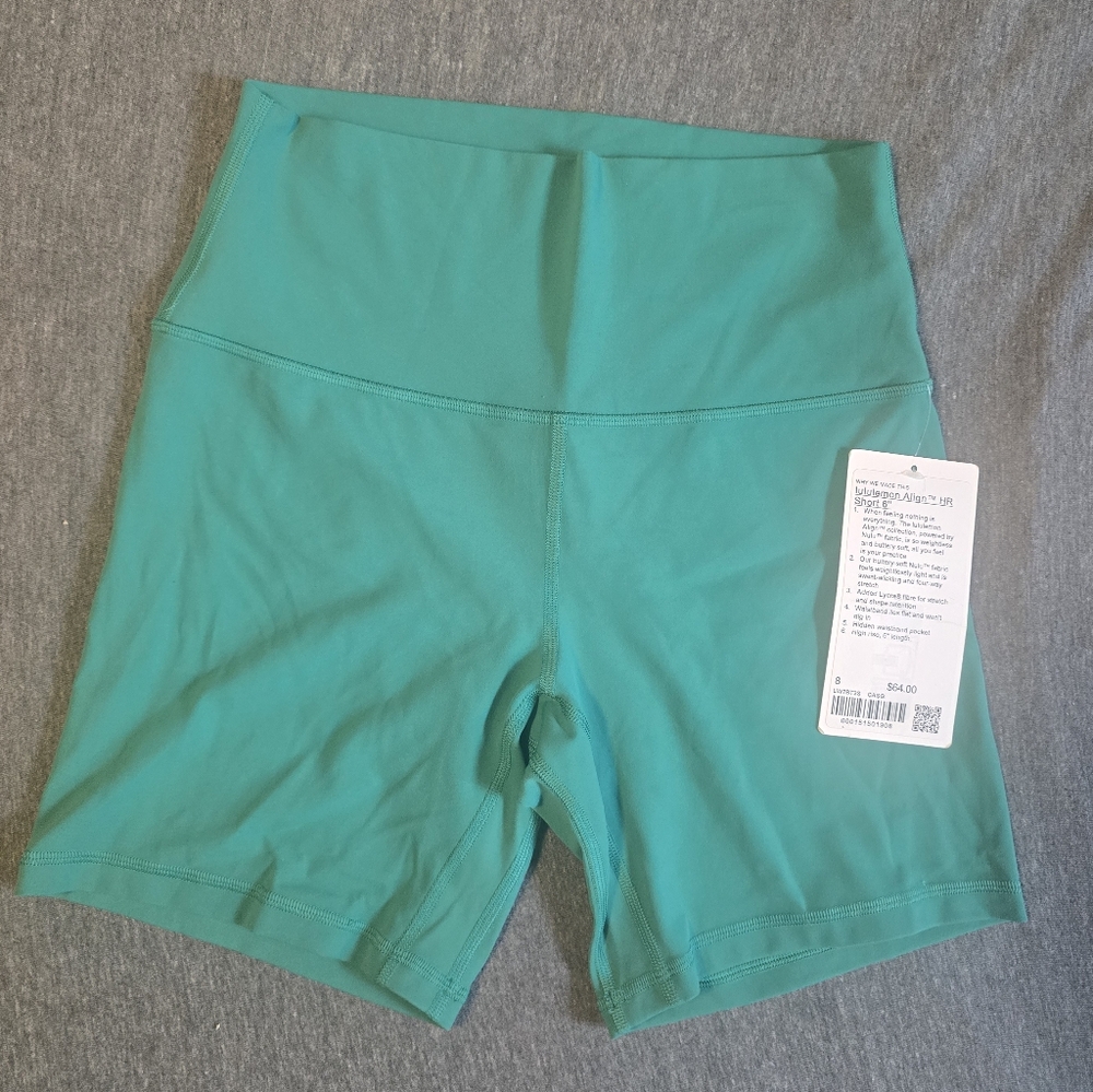 Lululemon Align High Rise 6" Bike Short Size 8